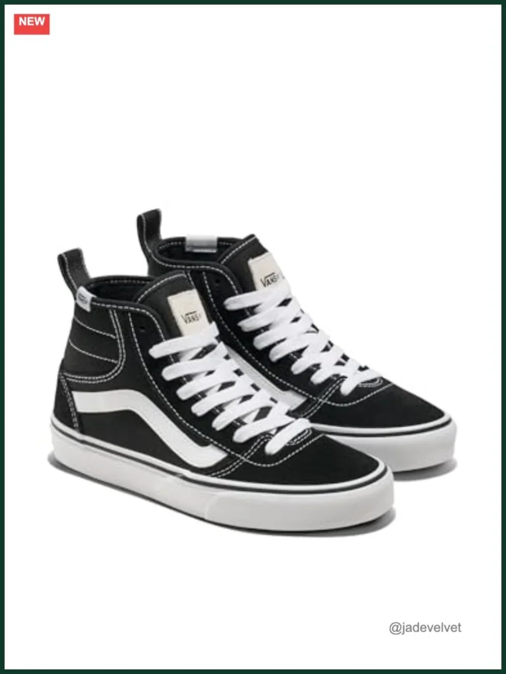 High Top Sneaker - Canvas Suede Lace-Up Athletic Shoe